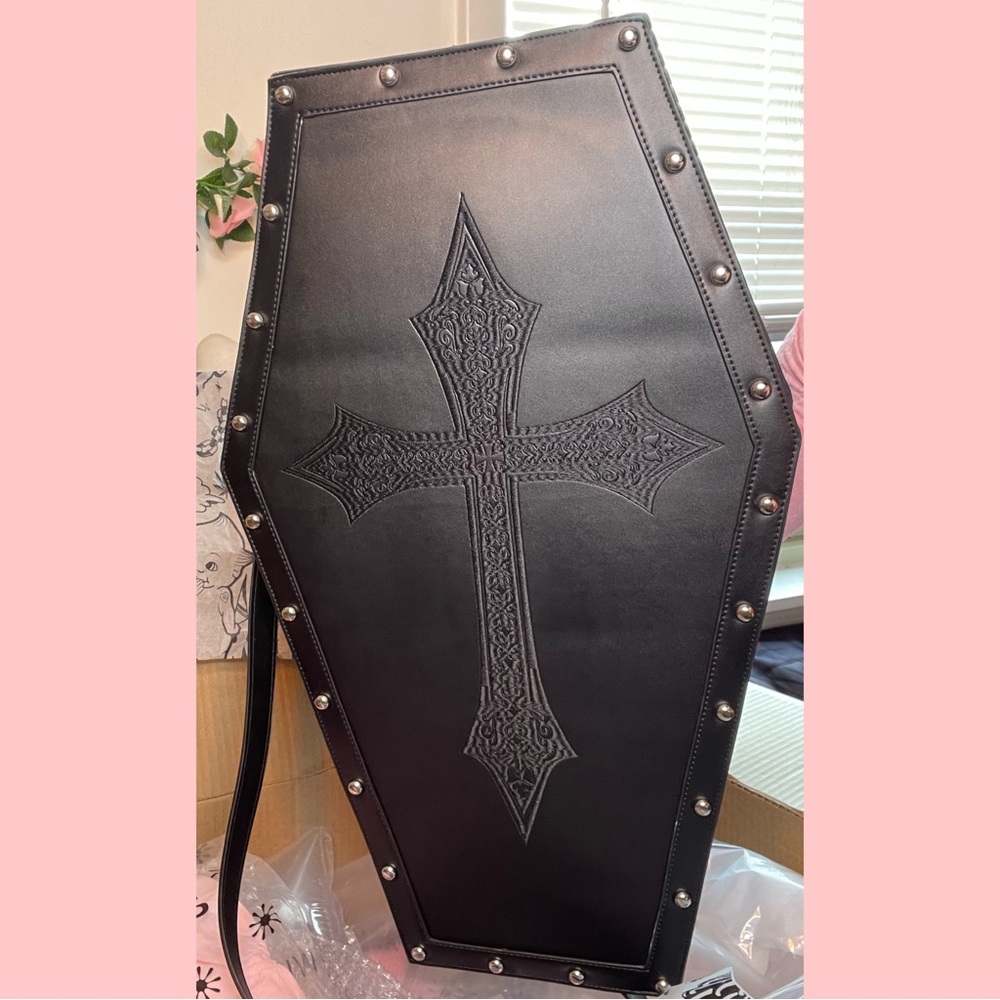 Coffin backpack bag
